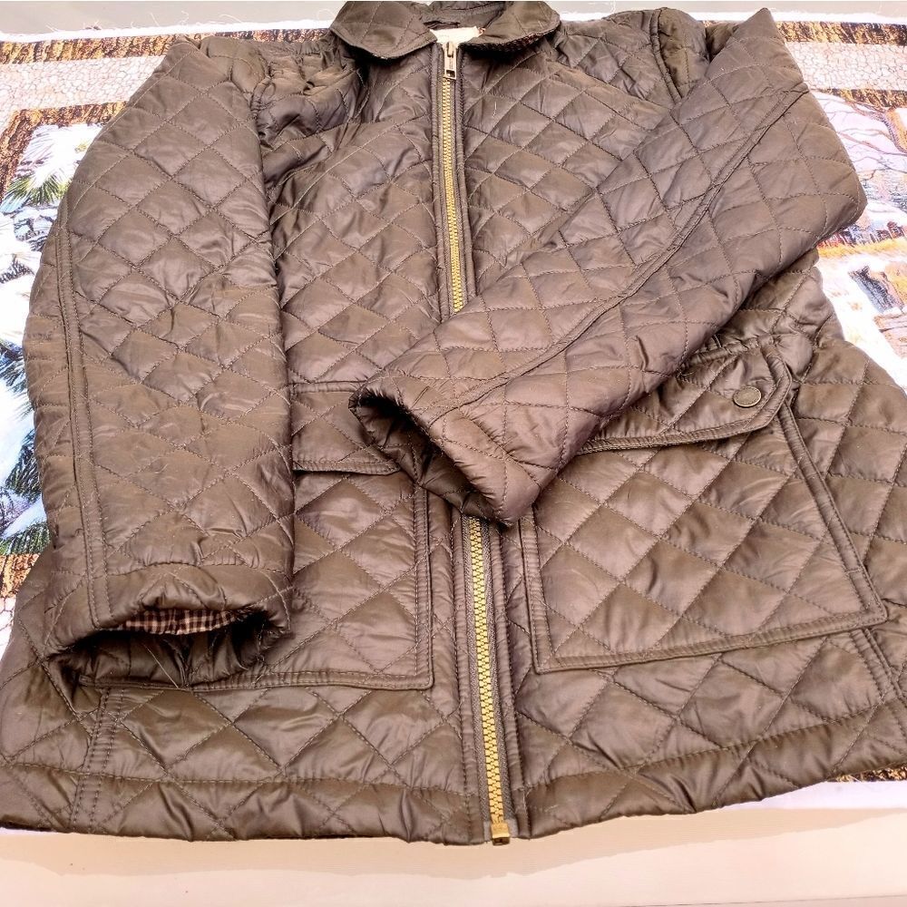 Weatherproof Vintage XS Longsleeves Zipper Pockets Brown Women's Jacket